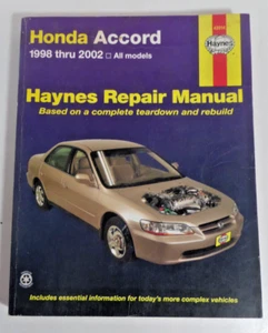 Manuale riparazione Honda accord 1998-2002 Haynes - Foto 1 di 1