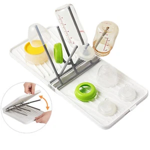 Baby Bottle Drying Rack Bottle Feeding Holder Dryer Cup Drying Rack with Tray - Picture 1 of 11