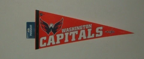 WASHINGTON CAPITALS TRI ANGLE 12" X 30" FELT WALL PENNANT NEW NHL Cover