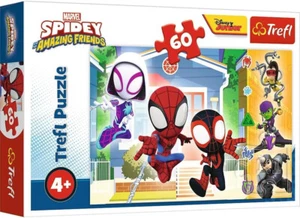 Spidey Puzle Rompecabezas 60 Pieza Marvel Spiderman Verde Goblin Rhino Señora - Imagen 1 de 2
