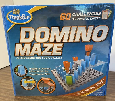Think Fun Dominoe Maze Chain Reaction Logic Puzzle. NIB Sealed - Image 1 of 4