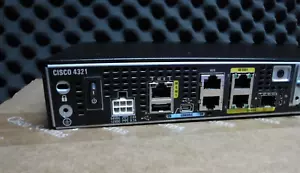 Cisco ISR4321-AX/K9 4321 APPX UC Lic NIM-2FXO **¡1 AÑO DE GARANTÍA!** - Imagen 1 de 5