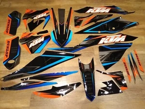 KTM EXC SX SXF 125 250 300 350 450 500 525 DECALS GRAPHICS KIT 2021 2022 - Picture 1 of 6