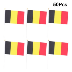 50 Pcs Handschwenkende Flagge Mini -Handgebiet Flaggen Italienische - Bild 1 von 11