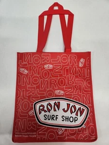 NWOT RON JON Logo SURF SHOP Reusable Bag(Red) - Picture 1 of 4