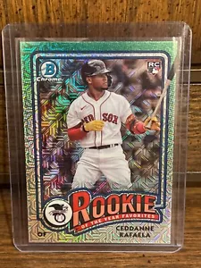 Ceddane Rafaela Red Sox - 2024 Bowman Chrome Mega Box Mojo RC #ROY-5 - Picture 1 of 2