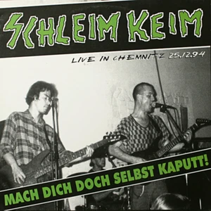 SCHLEIMKEIM - MACH DICH DOCH SELBST KAPUTT (LP) Live Punk Punkrock KULT ! DDR - Foto 1 di 1