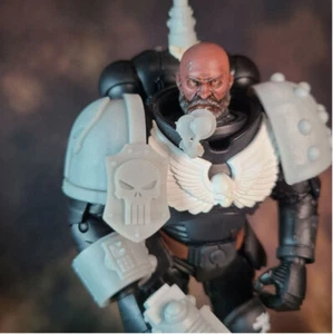 Escudo heráldico Battle Brother Punisher 2A para figuras marinas McFarlane Toys - Imagen 1 de 5