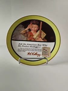 Kellogg’s Nostalgia Collection Plate 1987 Ask The American Boy Series #1 w/ COA - Picture 1 of 4