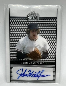 2024 Leaf Collective Multi-Sport John Montefusco LA-JM4 White Autograph #ed 1/2! - Bild 1 von 2