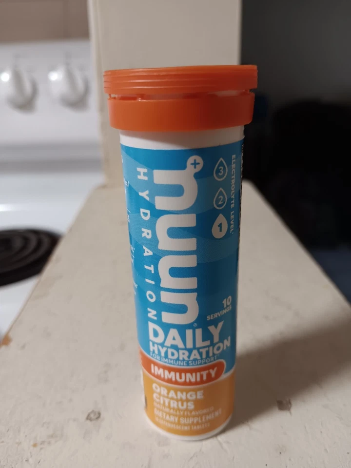 Nuevo NUUN Hidratación Naranja Cítricos INMUNIDAD, 1 Tubo, 10 Comprimidos, Exp 3/26 Foto 1 de 1