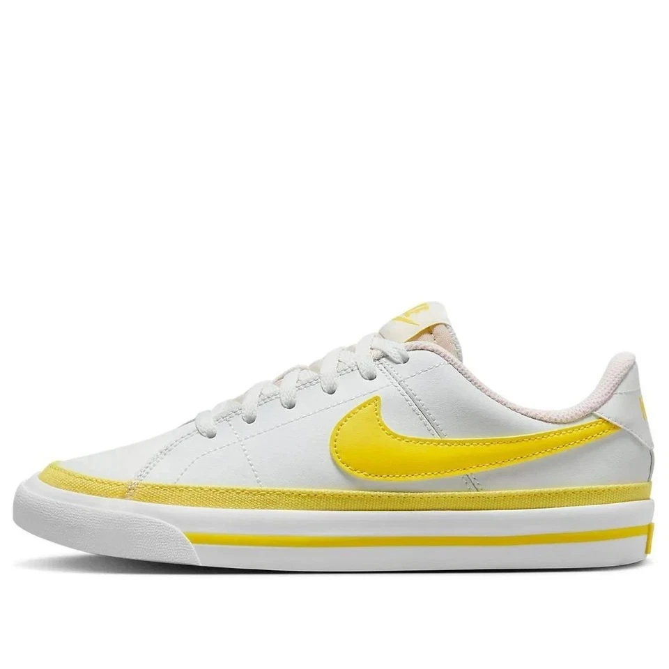 Size 4.5 (GS) - Nike Court Legacy Low White - DA5380-119