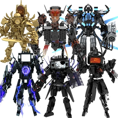 Mini Cameraman Model Building Blocks Set for Skibidi Toilet MOC Bricks Toys