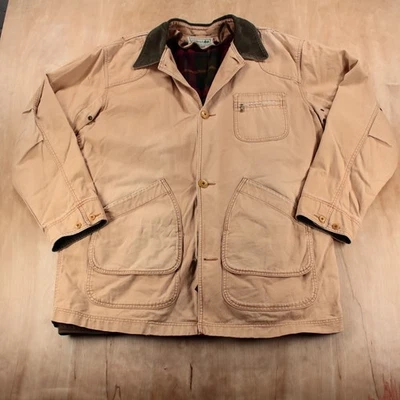 LL BEAN Thinsulate Franela Forrada Lona Abrigo de Campo 2XLT Etiqueta Granero Tareas Chaqueta Foto 1 de 4