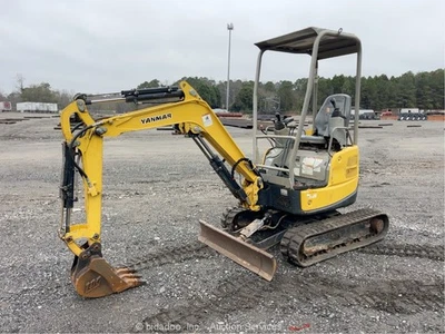 Miniexcavadora hidráulica Yanmar ViO17-A 2008 retroexcavadora hoja canastilla auxiliar bidadoo Foto 1 de 4