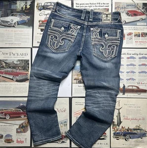 Rock Revival Penn Straight Jeans Herren Größe 38x330 - Bild 1 von 18