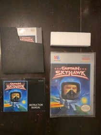 Captain Skyhawk Nintendo NES w/Box Manual Dust Cover Styrofoam Tested 