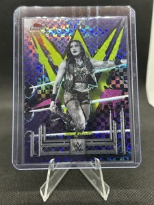 Rhea Ripley 2025 Topps Finest WWE Purple Checkerboard #/199 #60 - Picture 1 of 3