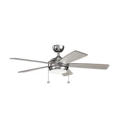 Kichler Lighting 330174PN Starkk Indoor Ceiling Fan Polished Nickel - Image 1 of 4