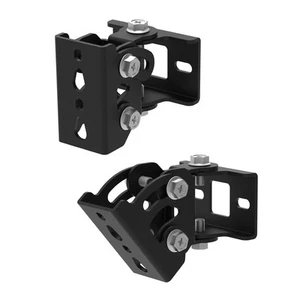 Universal Speaker Wall Ceiling Mount Bracket Swivel Tilt Satellite 10lbs Black - Picture 1 of 7