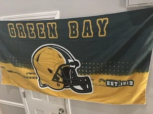 NFL Green Bay Packers Wandteppich Banner 6’x3’ 🆕 🪖 🇺🇸 🏈 - Bild 1 von 5