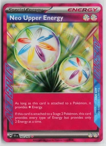 Pokemon Neo Upper Energy 162/162 SV05: Temporal Forces Holo card - Picture 1 of 2