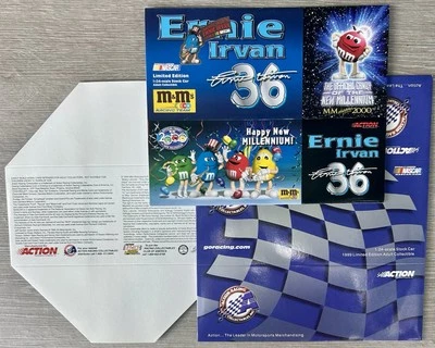 1999 Action 1:24 Diecast Ernie Irvan #36 M&M’s Millennium *Box Only* - Image 1 of 2