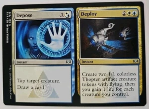 MTG Magic The Gathering Card Depose Deploy Instant Blue White Ravnica Allegiance - Picture 1 of 2