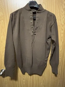 DSCP Garrison Collection Submarine Sweater Brown 8405-01-224-9067 XL 46-48 - Picture 1 of 7
