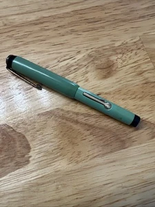 Vintage John Holland Fountain Pen Green Gold Rare - Picture 1 of 8