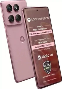 Motorola Moto Edge 60 Fusion 5G - Factory Unlocked Dual SIM - 8GB 256GB - PINK Zephyr - Bild 1 von 10