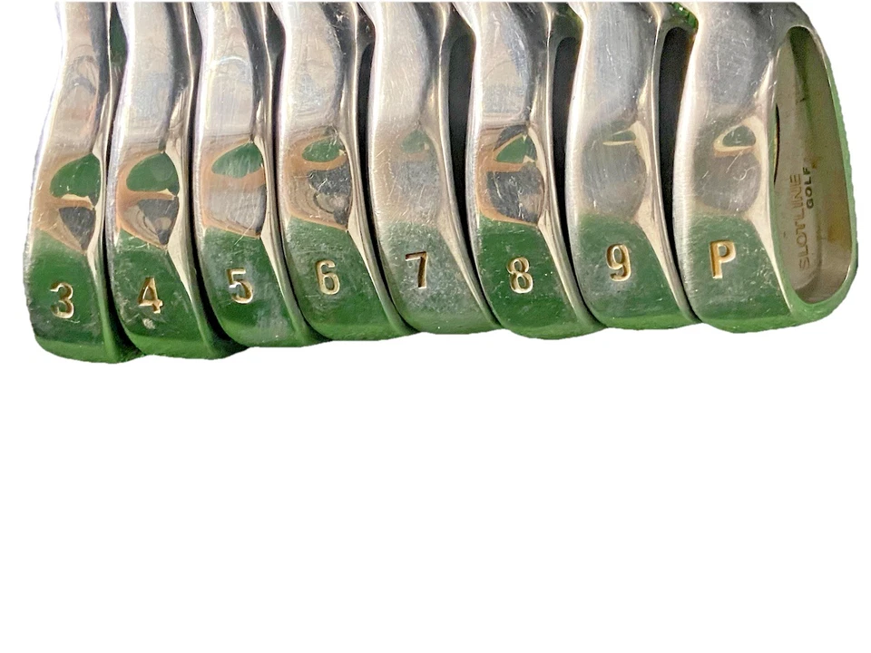 Slotline Golf The Hammer Iron Set 3-PW RH Nail It Stiff Steel 5i 37.5" New Grips - Image 1 of 4