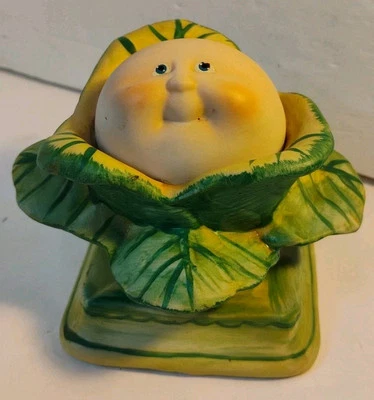 Obras de arte vintage 1983 Cabbage Patch niños cabeza de cerámica luz nocturna Apalaches Foto 1 de 4
