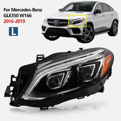 Left Driver Side Headlight LED Lamp For 2016-2019 Mercedes Benz GLE350 GLE400 - Image 1 of 4