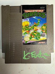 Teenage Mutant Ninja Turtles  (Nintendo NES, 1signed by Kevin Eastman