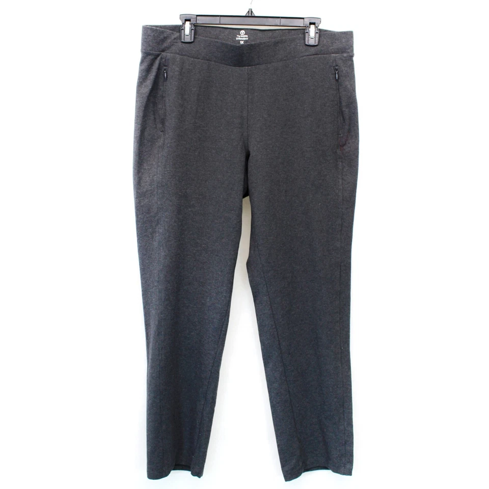Talbots Plus Gray Everyday Yoga Ankle Zipped Pocket Pants 3X - Image 1 of 4