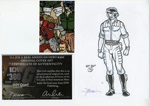 Gi Joe #300 Hot Seat #76 Original Cover Art IDW von Jamie Sullivan mit Echtheitszertifikat - Bild 1 von 3