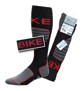 1 paio di calze da moto biker calze da motociclista COOLMAX® lunghezza ginocchio 39-50 - Foto 1 di 6