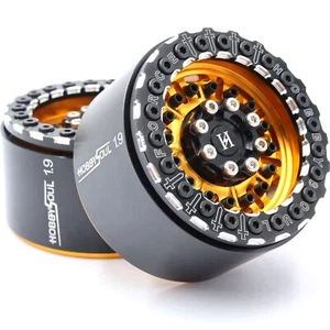 2x RC Aluminum Force 1.9 beadlock wheels Rims Wide 32mm For Scx10 Trx4 Gen8 - Picture 1 of 24