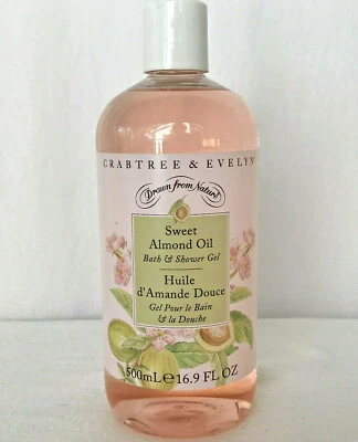 Crabtree & Evelyn Shower Gel Sweet Almond Oil 16.9 oz New - Image 1 of 4