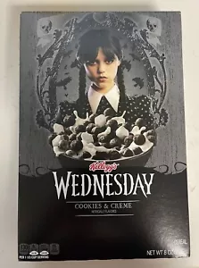 Kelloggs Wednesday Addams Limited Edition Cookies & Creme Cereal Brand New - Picture 1 of 6