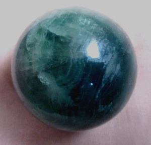 Green Fluorite Sphere - 5.5 cms - 290 grams - Healing Etc (2301) - Picture 1 of 7