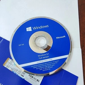 Microsoft Windows 8.1 Pro 64Bit ENGLISH DVD & Key - Picture 1 of 5