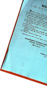 crv 194 1858 I.R. Società Agraria di Gorizia - Circolare convocazione Adunanza - Imagen 1 de 1