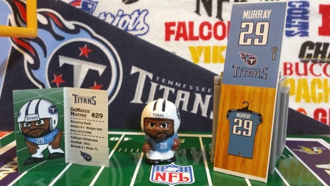 NFL Teenymates 2017 Series 6 Tennessee Titans RB DeMarco Murray figure & locker Cover