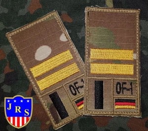 Bundeswehr Dienstgradabzeichen Nato US Einsatzabzeichen Combat Patch - Picture 1 of 4