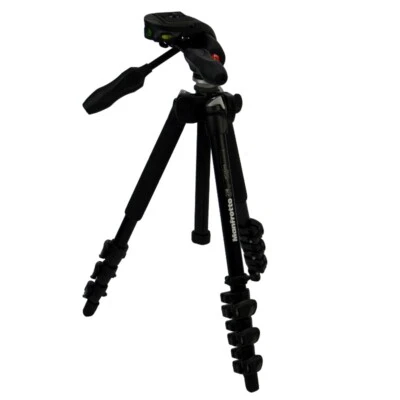 Manfrotto Aluminium Stativ mit 4 Beinsegmenten und 3-Wege-Kopf MK293A4-D3Q2 - Bild 1 von 2