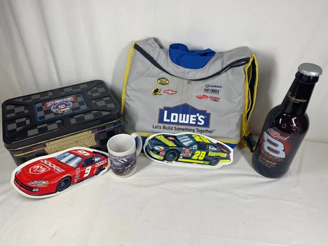 Lot of 6 NASCAR related items, Collectibles and Magnets. Dale Earnhardt Jr Cover