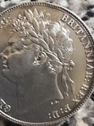 George IV 1820 Half Crown Uncirculated R Over B In Britannia