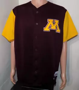 Maglietta da baseball Minnesota Gophers Majestic (XL) 2000 vintage autentica cucita - Foto 1 di 6